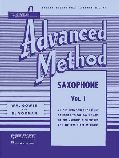 Gower & Voxman - Rubank Advanced Method - Saxophone Vol.1