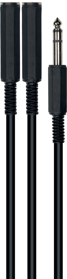 2 Mono-Buchsen auf 1 Stereo-Stecker