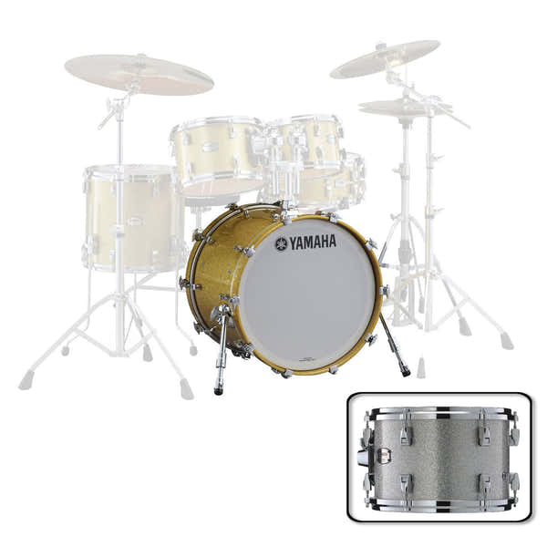 Yamaha JAMB2216SLS - BD 22 X 16 SILVER SPARKLE