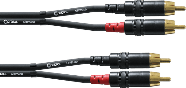 Cordial Audiokabel Doppel-RCA/RCA 30 CM