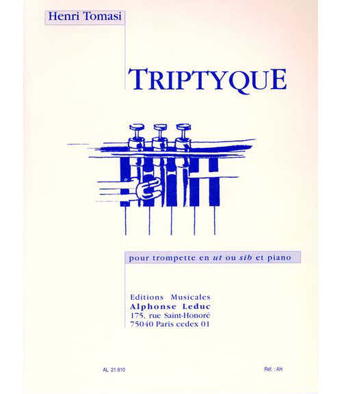 TOMASI HENRI - TRIPTYQUE - TROMPETTE & PIANO