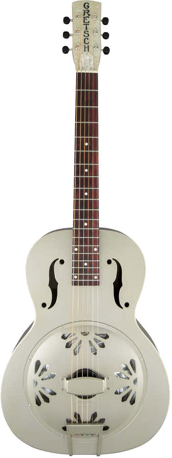 G9201 Honey Dipper Resonatorgitarre mit Round-Neck und Biscuit-Cone, Shed Roof