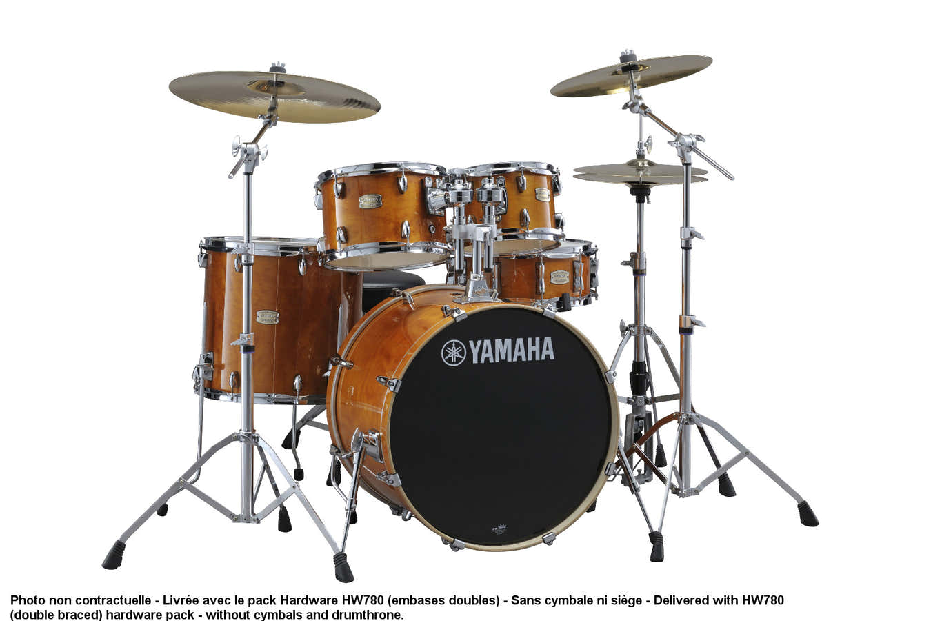 STAGE CUSTOM BIRCH - STANDARD - HONEY AMBER + PACK HARDWARE HW780