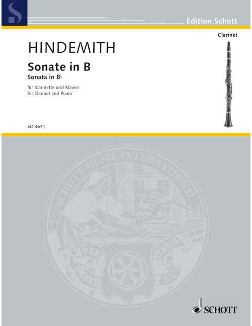 Hindemith - Sonata In BB - Clarinette In BB et Piano