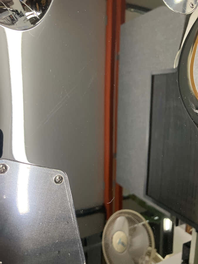 EC-256 Silver Sunburst Teardrop - B Stock