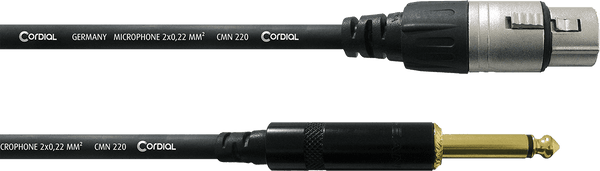 Cordial Audiokabel XLR-Buchse/Klinke Mono 5 M