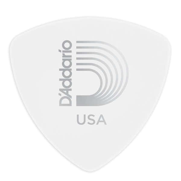 D'ADDARIO Weißes Zelluloid Medium Breite Form Pro Stück