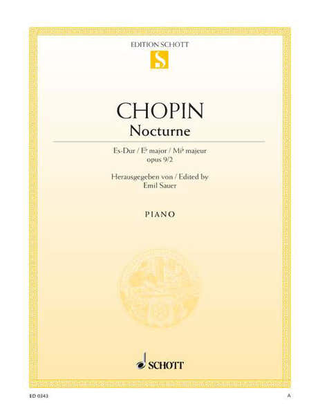 Chopin - Nocturne Mi Bémol Majeur Op. 9/2 - Piano
