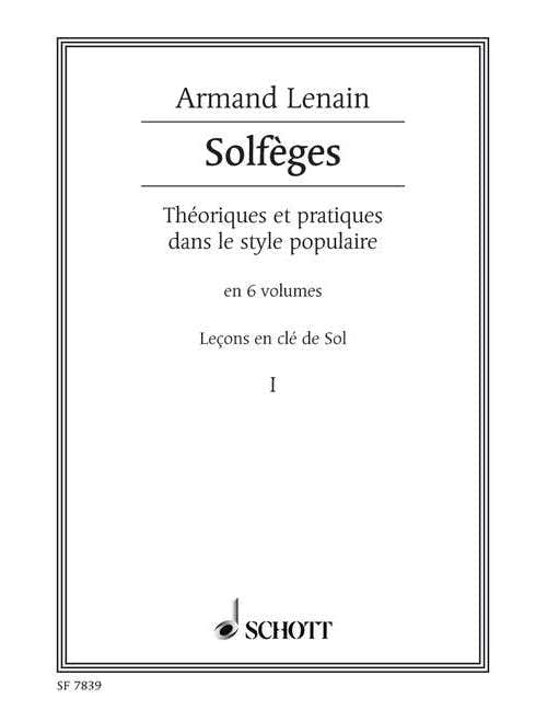 Lenain Armand - Solfèges Vol.1