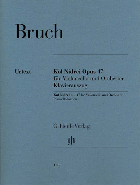 Henle Verlag Bruch Max - Kol Nidrei Op.47 - Violoncelle & Piano