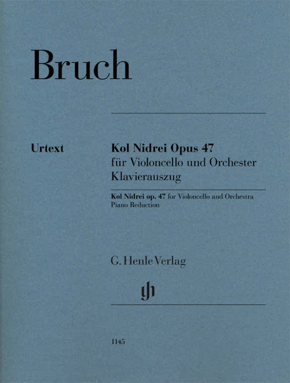 BRUCH MAX - KOL NIDREI OP.47 - VIOLONCELLE & PIANO