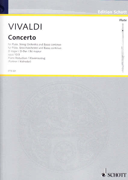 Vivaldi Concerto Iii Opus X : ?Il Cardinello?