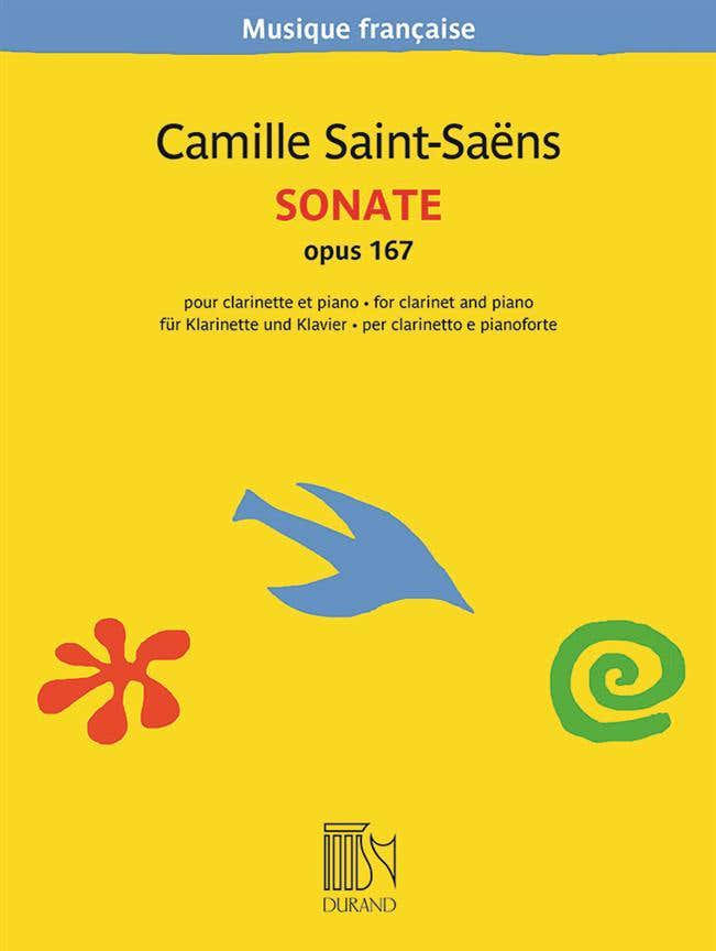 SAINT-SAENS CAMILLE - SONATE OP.167 - CLARINETTE & PIANO