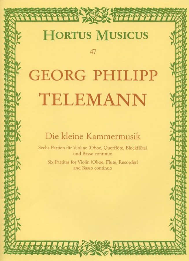 TELEMANN G.P. - DIE KLEINE KAMMERMUSIK 6 PARTITEN