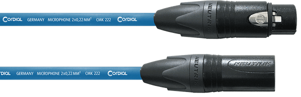 Mikrofonkabel XLR 5 M Blau