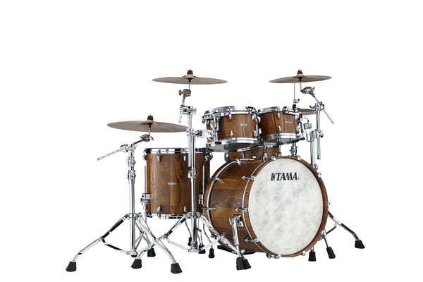 Tama STAR WALNUT 4-PIECE SHELL PACK WITH 22" BASS DRUM ROASTED JAPANESE CHESTNUT