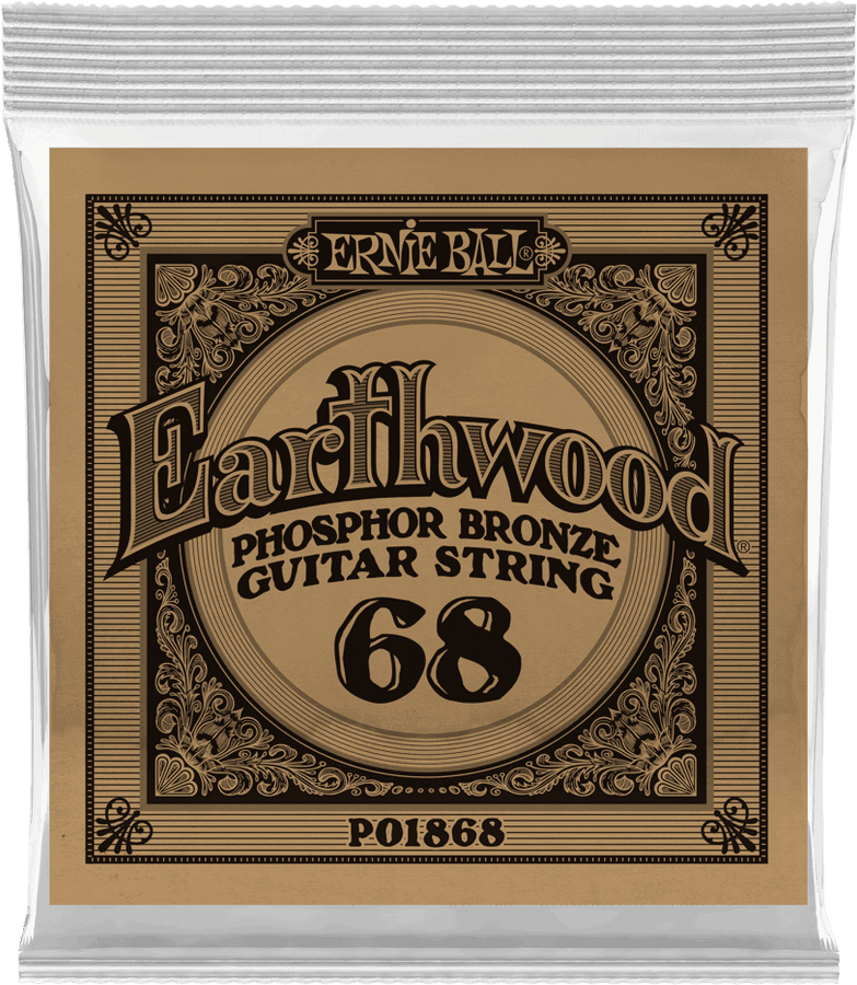 .068 EARTHWOOD PHOSPHOR BRONZE ACOUSTIC GUITAR STRINGS