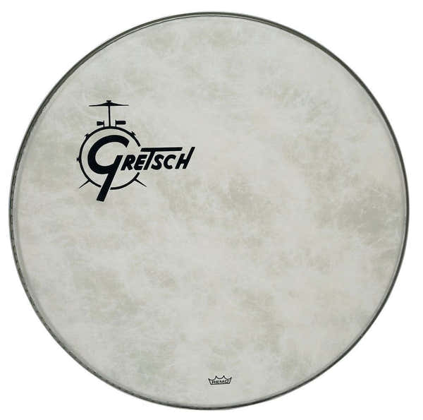 FIBERSKYN 20" LOGO GRETSCH DRUMS RESONANZ