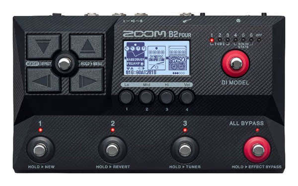 Zoom B2 FOUR MULTI-EFFECTS BASS