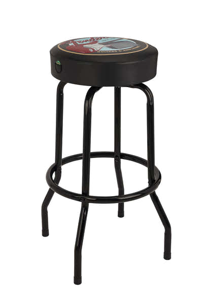 Fender Guitars And Amps Pick Pouch Barstool Black-Black 30"