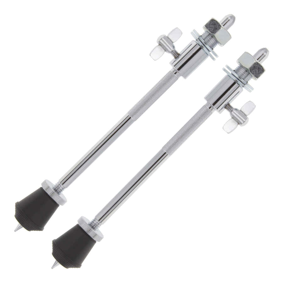 BDS11 Bassdrum-Spikes "retro" Verstellbar X2