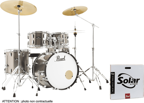 ROADSHOW FUSION 20 + B-50 BRONZE METALLIC + SOLAR CYMBALS