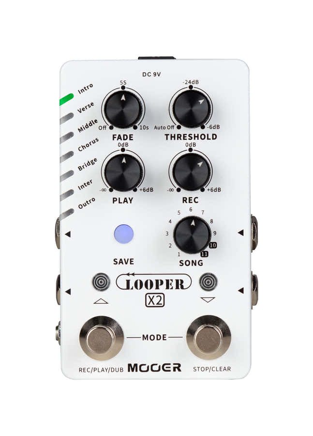 Stereo-Looper X2 Weiß