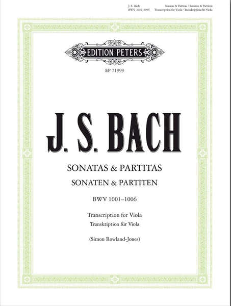 Bach J.S. - Sonates & Partitas BWV 1001-1006 - Alto