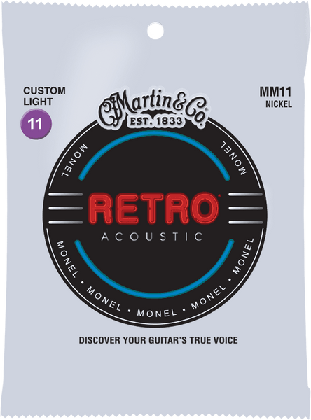C.F. Martin & Co MM11 Retro Monel Custom Light 11-52