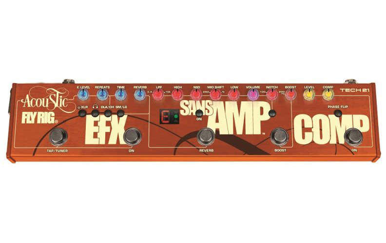 ACOUSTIC FLY RIG MULTI-EFFECT PEDAL FOR ACOUSTIC GUITAR