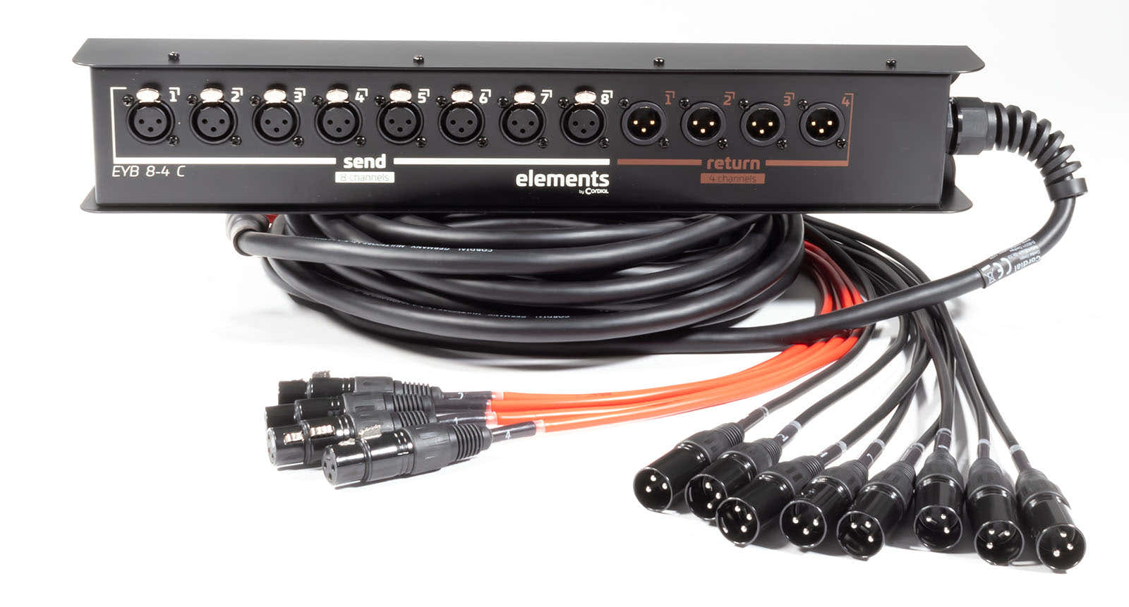 Stagebox 8 Eingänge 4 Ausgänge XLR 15 M