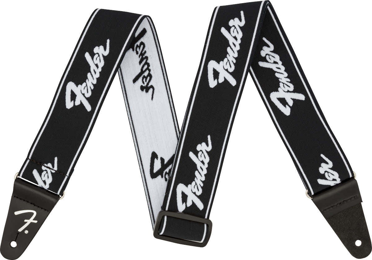 Weighless 2" Running Logo Gurt Schwarz/Weiß