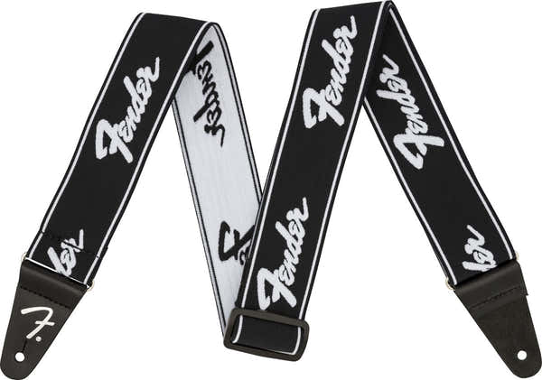 Weighless 2" Running Logo Gurt Schwarz/Weiß