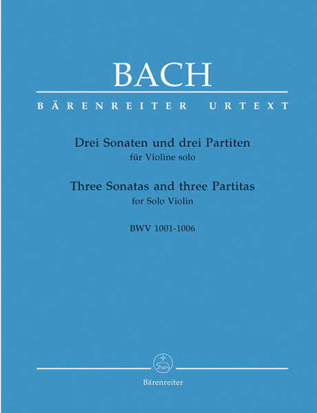 Barenreiter Bach J.S. - Drei Sonaten Und Drei Partiten Fur Violine Solo BWV 1001-1006 - Violon