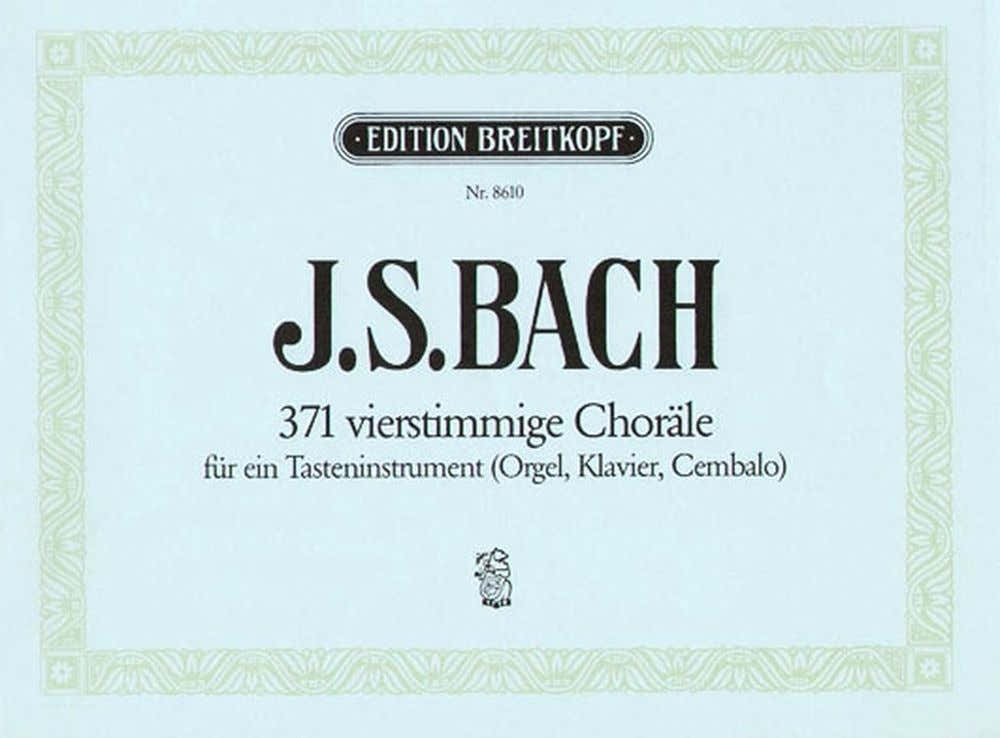 BACH J.S. - 371 4ST.CHORALE BWV 253-438