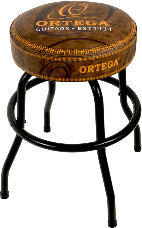 Tabouret 24" Noir Et Brun