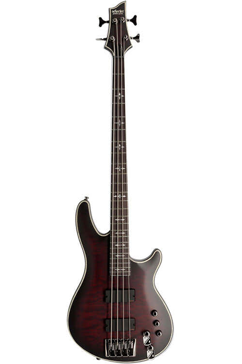 B-Stock / Hellraiser Extreme 4 Bass - Karmesinroter Burst Satin