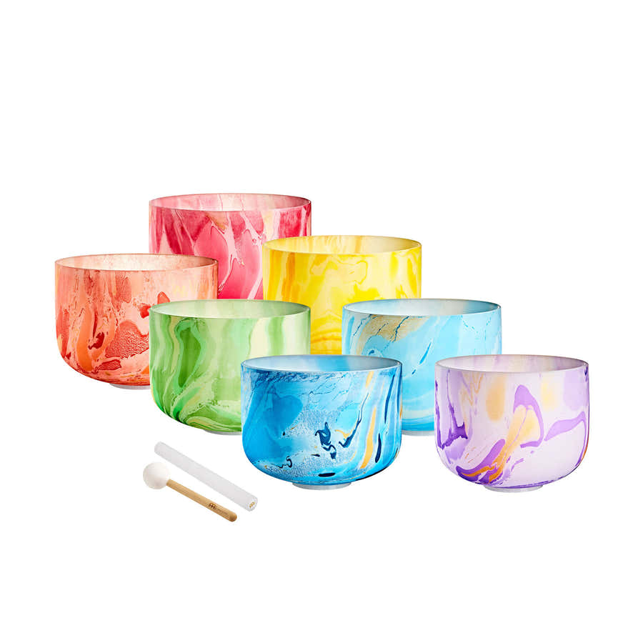 SET SINGING BOWL SONIC ENERGY CRYSTAL