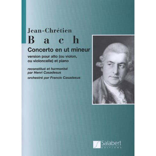 BACH J.C. - CONCERTO EN UT MINEUR - ALTO