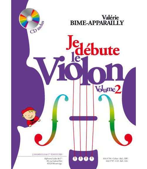 Hamelle Editeurs Je Débute Le Violon Vol.2 - Bime-Apparailly