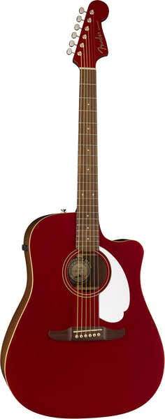 Fender Redondo Player WN Candy Apple Red