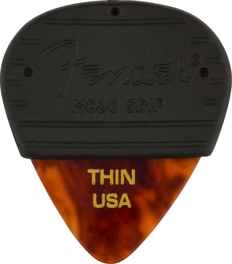 MOJO GRIP PICKS CELLULOID THIN 3-PACK TORTOISESHELL