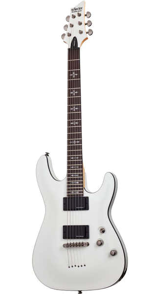 Schecter Demon 6 Vintage-Weiß