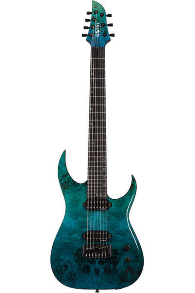 Schecter Km-7 Mkiii Artist Keith Merrow Signatur Lagunenverlauf