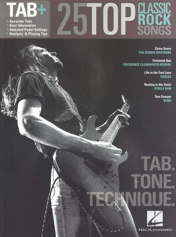 25 Top Classic Rock Songs Tab Tone Technique Rec Vers - Guitar Tab