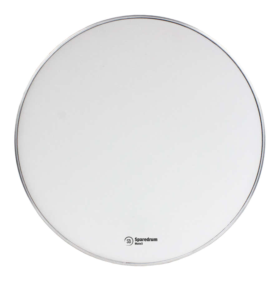 M3W13 - 13" MESH HEAD MUTE 3-PLY - SILENT - WHITE