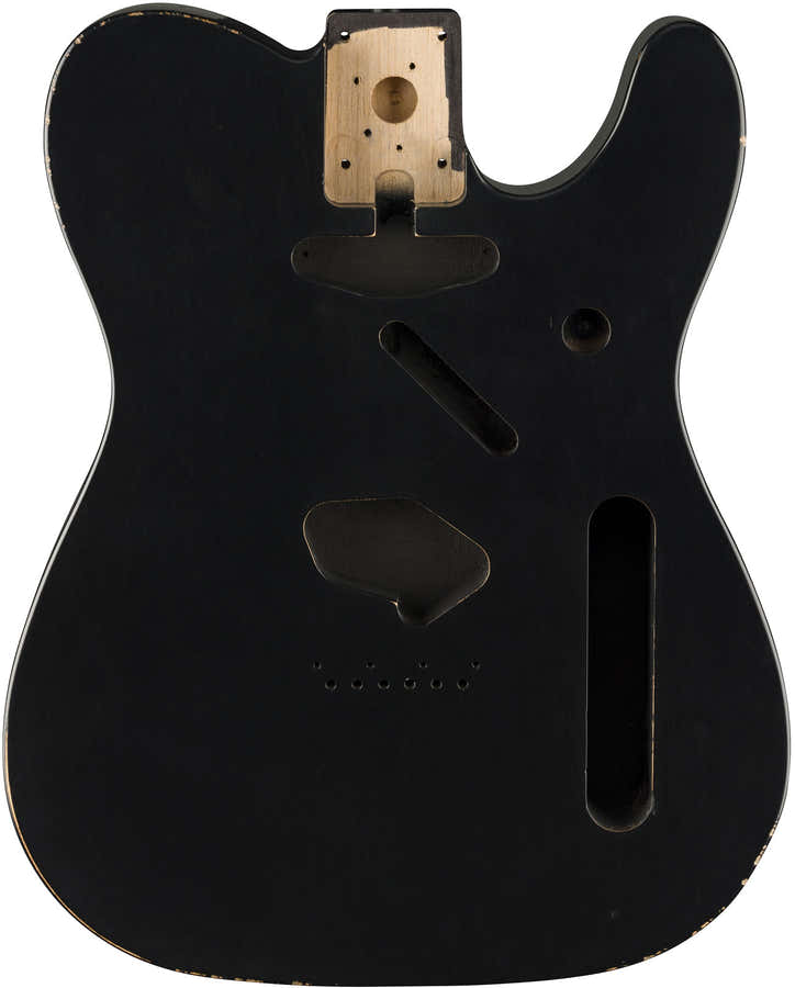 Road Worn 50'S Telecaster SS Erlenkorpus Schwarz