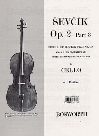 SEVCIK CELLO OP.2 PART.3 ECOLE DE L'ARCHET