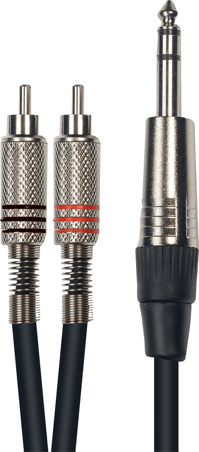 Kabel 2 RCA Klinke Stereo 3 m