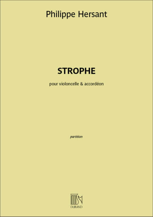Hersant Philippe - Strophe - Violoncelle & Accordeon